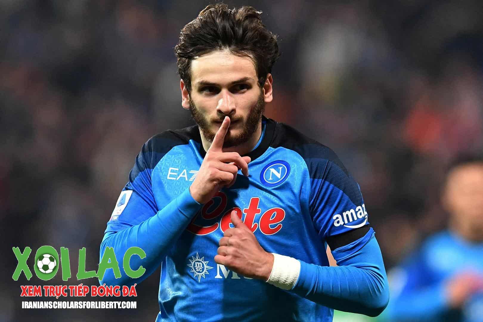 Khvicha Kvaratskhelia (của câu lạc bộ bóng đá Napoli)